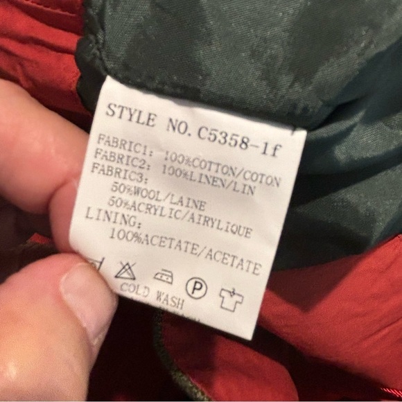 SISSY ME Sz L Pants Harem Style 100% Cotton Ribbed Hem Embroidered Waistband NEW - Picture 8 of 11